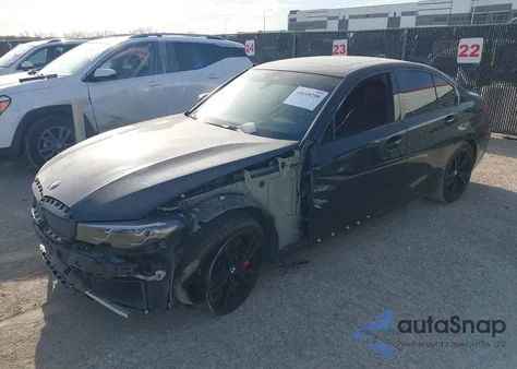 2022 BMW M340I z USA, uszkodzony, nr VIN 3MW5U7J07N8C33675